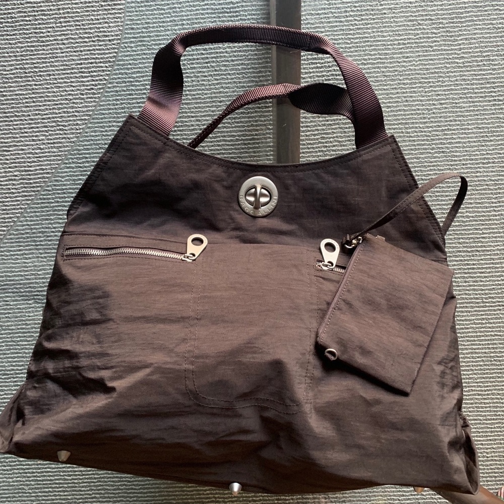 Turnlock Travel Shoulder Bag/ Satchel